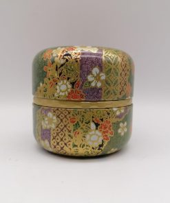 Porta tè verde e oro