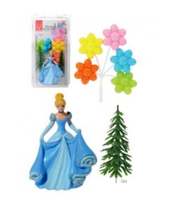 Kit Topper per torta Cenerentola – Modecor –